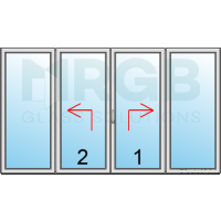 Load image into Gallery viewer, MB77 HS HI Lift and Glide 4 part Patio doors trade prices - mrgb-solutions